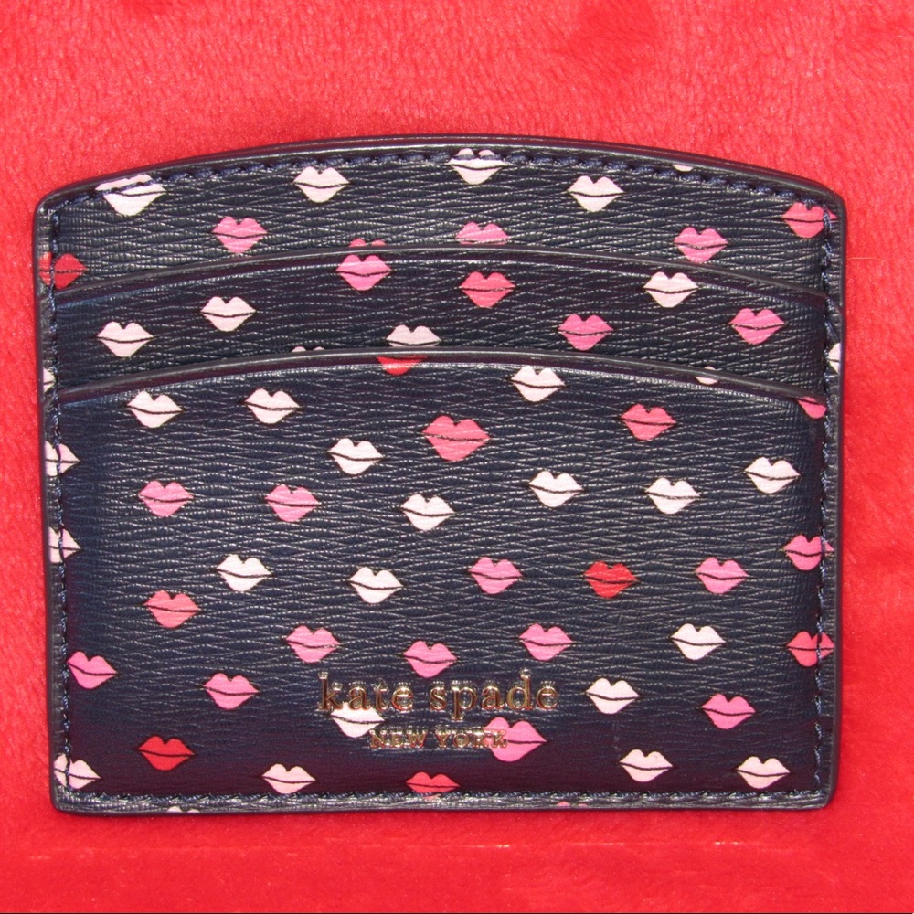 Kate Spade- Sylvia lips cardholder
